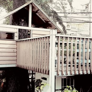 עיצוב גינה בבית פרטי בקעה - בית עץ הדמייה